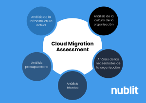 Imagen mostrando todos los tipos de cloud assessment que existen. Estos se desarrollarán en el punto siguiente.